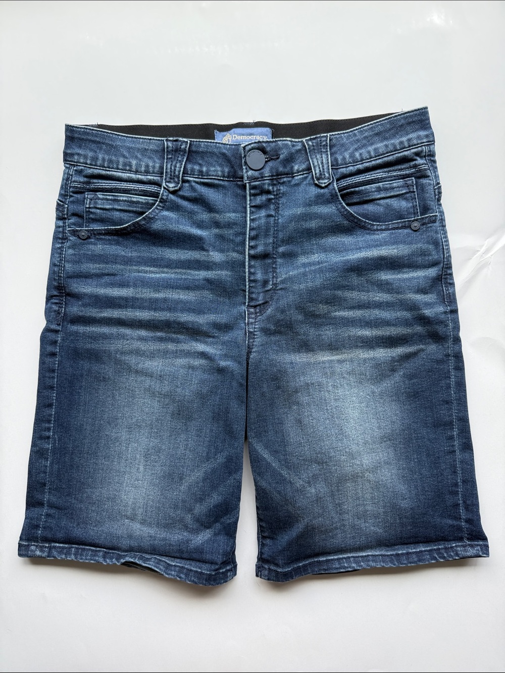 Democracy “Ab” Solution stretch Denim Jean Shorts Women’s 8